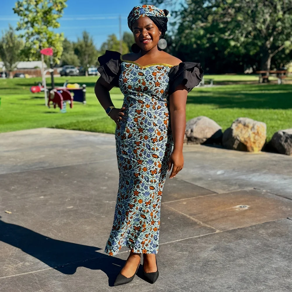 Ankara Fashion African Women Pleated Sleeve Heart-collar Dress with Headscarf for Wedding Party Elegant Lady Dress 2525097 - AliExpress 200000532 Ankara Fashion African Women Pleated Sleeve Heart-collar Dress with Headscarf for Wedding Party Elegant Lady Dress 2525097 - AliExpress 200000532