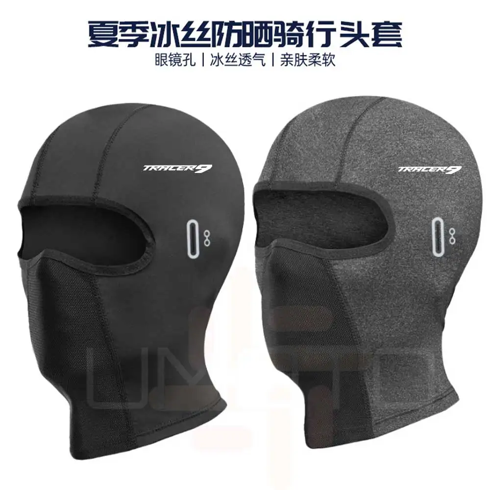 Para yamaha tracer9 balaclava motocicleta verão pescoço máscara facial completa windparoof faace escudo motociclista masculino