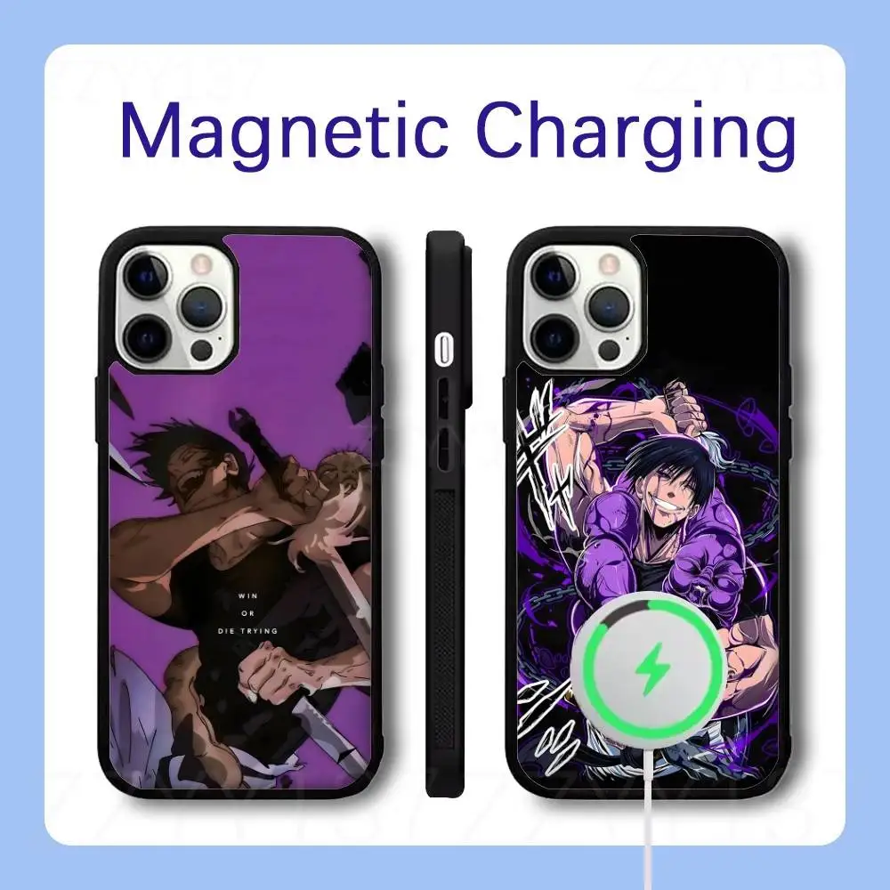

Toji Fushiguro Jujutsu Kaisen Phone Case For iPhone 17,16,15,14,13,12,11,Pro,Max,Plus,Air,Mini,SE Magsafe Wireless Charging