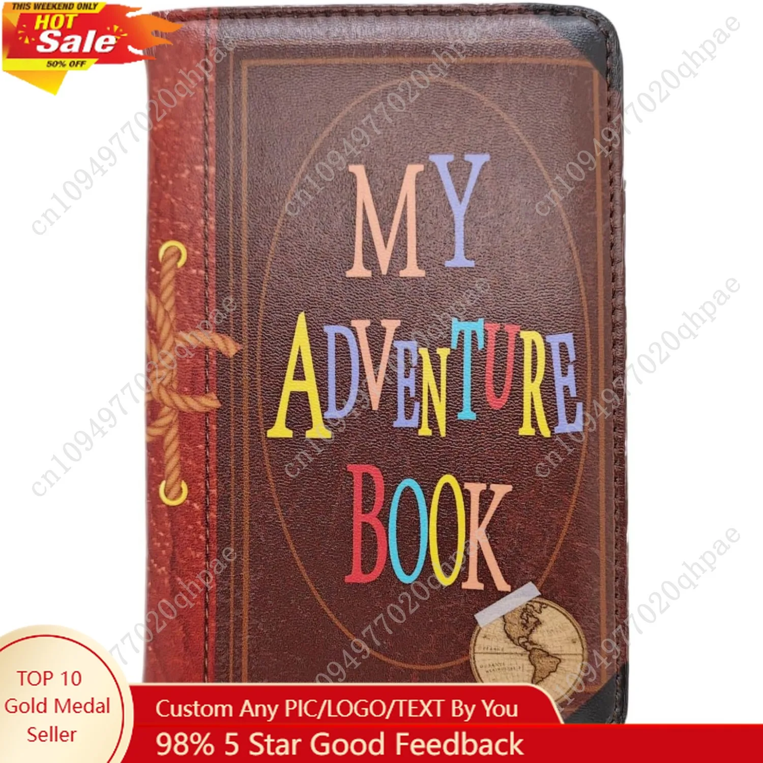 

My Adventure Book Passport Holder & Luggage Tag - Scrapbook Replica - My Adventure Book (Passport Holder Only)