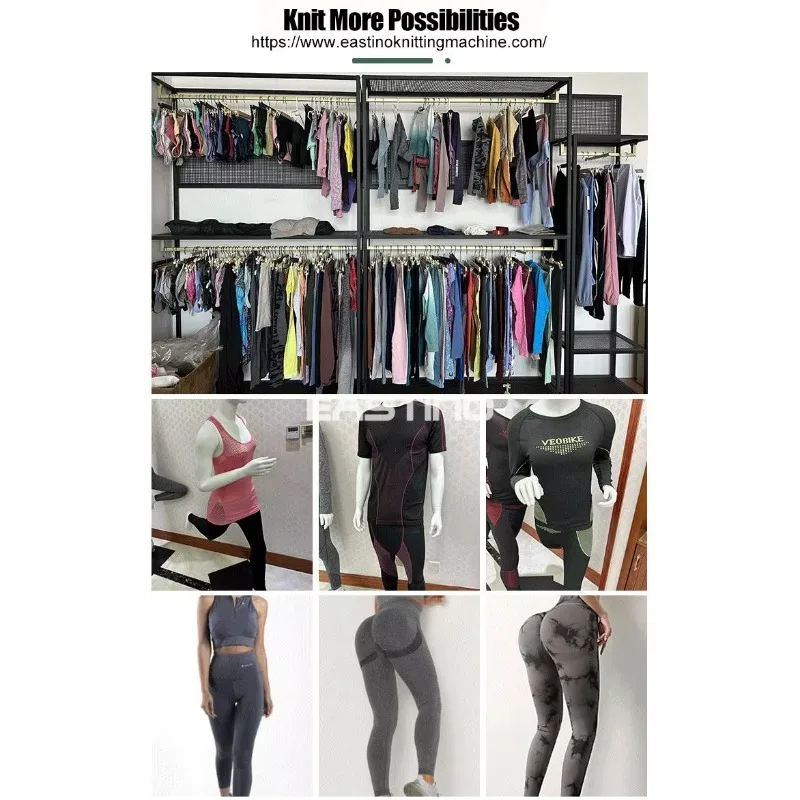 Customized Single-head knitting machine Embroidery machine Cycling Yoga Shorts Single Jersey Seamless Circular Knitting Machines