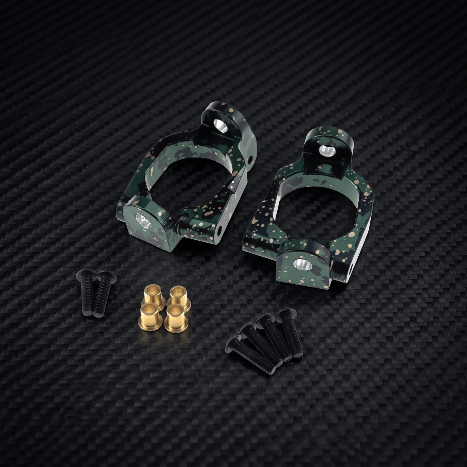 2 Pieces Front C-Seats with Screws Aluminum Front Wheel Seat Upgrade Parts Metal Accessories High Reliability