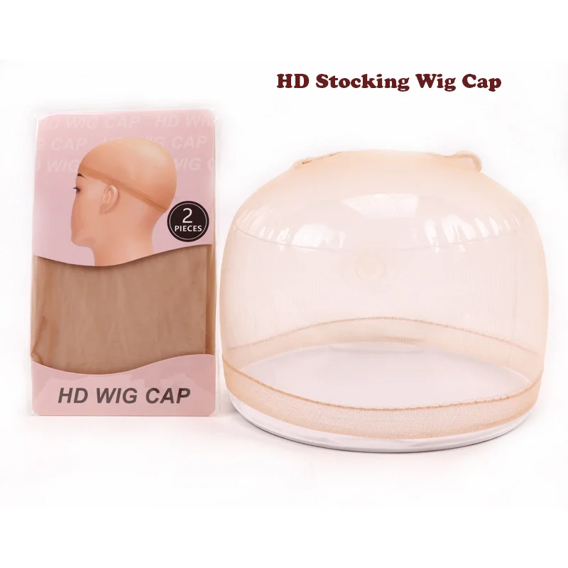 HD Wig Cap For Making Wigs Invisible Stocking Wig Caps Hair Accessories Super Thin Sheer Cap Transparent Stretchy HD Wig Caps