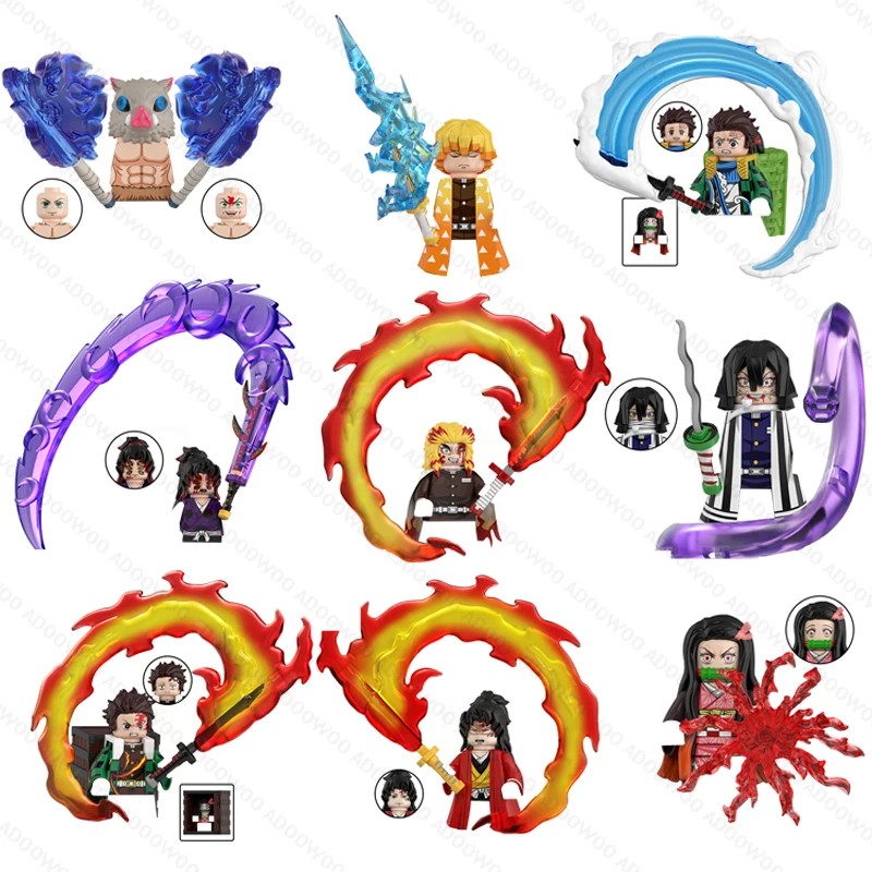 

Фигурка WM3000 WM2339 Demon Slayer Daki, Giyuutarou, Douma, Kibutsuji Muzan, аниме-конструктор, игрушка-фигурка, сборная игрушка, кукла, подарок