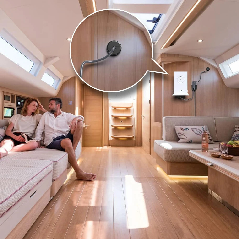 Starlink 라우팅 키트용 벽 구멍 케이블 피드 스루 부싱, 이더넷 케이블 그로밋 온 벽 부싱 어댑터, 1 인치, 2 개