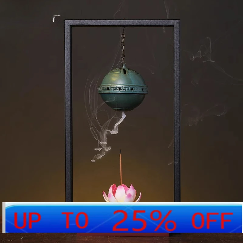 LTT Bergamot Lotus Backflow Incense Burner Zen Ornament Interior