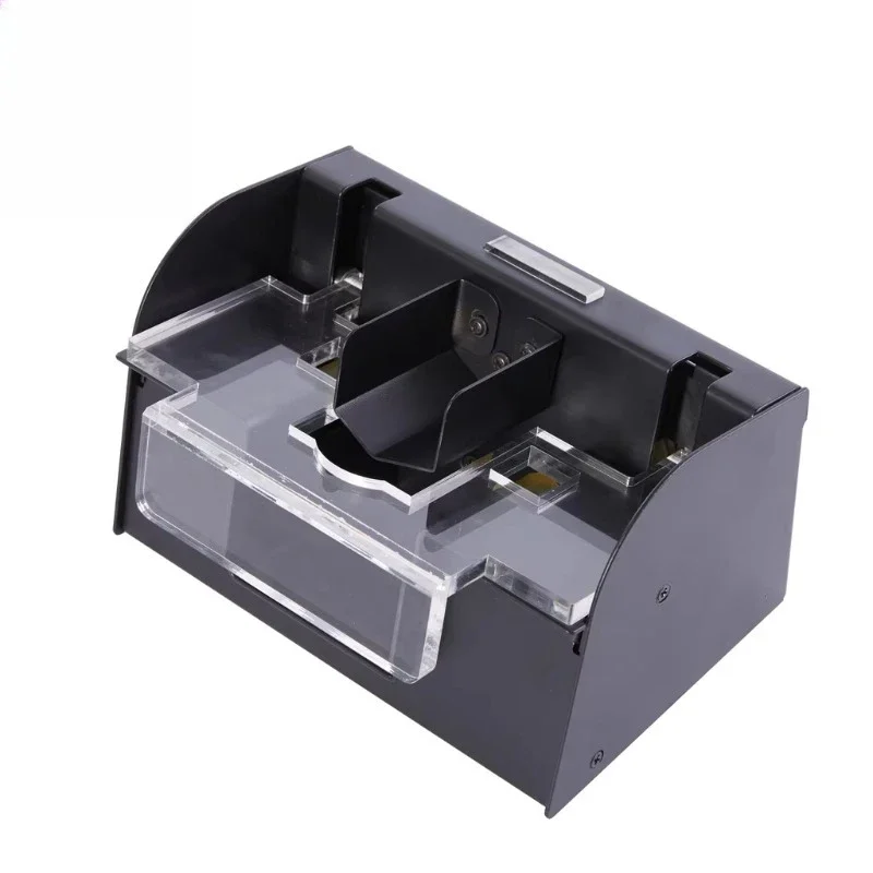 Luxury Metal Automatic 2 Deck Card Shuffler for New Casino Durable Wear Resistant High Speed Silent