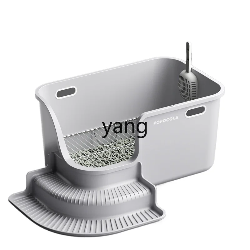 

CX Stainless Steel Small Dog Bedpan Anti-Stepping Sand Basin Heightening Anti-Splash Urinal