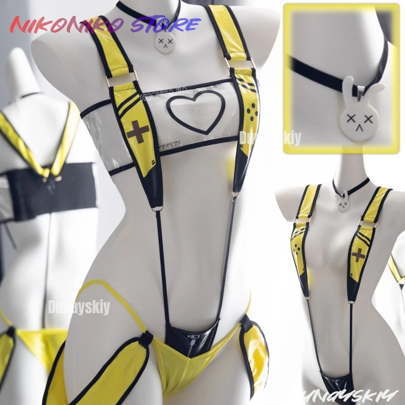 ‌-‌-‌-elegg-cosplay-jeu-nikke-costume-transparent-lapin-fille-medical-lapin-combinaison-elegg-jaune-ete-maillot-de-bain-halloween