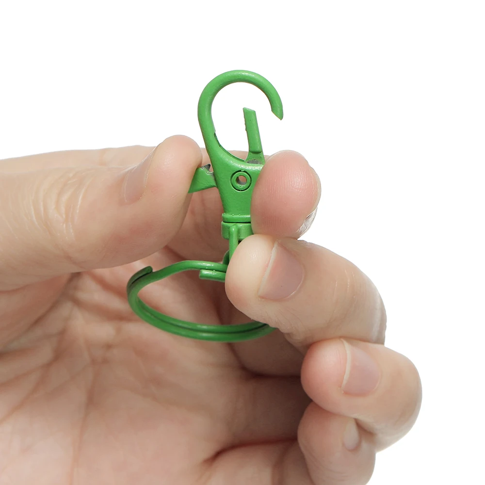 5/10 stücke Mehrfarbige Schlüsselring Karabiner Haken Mit Verstellbarer Schnalle Für Die Herstellung Von Schlüsselbund DIY Taschen Puppe Haken Schmuck zubehör – Detail 8