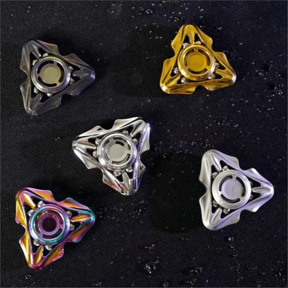 DOM EDC ジルコニウムトーチドラゴンストレス解消おもちゃフィジェットスピナー大人向けフィジェットおもちゃ金属フィジェットおもちゃ不安解消グッズ