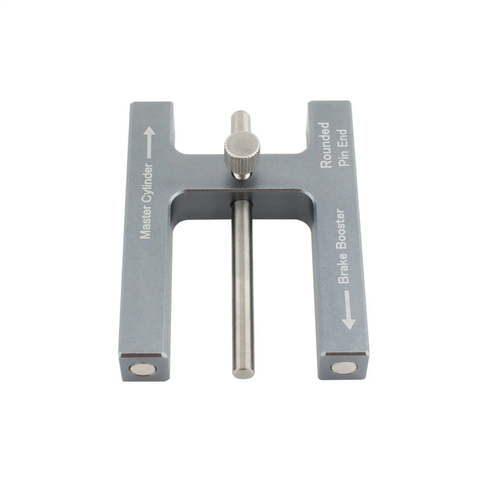 Lightweight Brake Booster Adjustment Tool for Adjustable Pins on Most Boosters with Knurled Screw for Manual Tuning