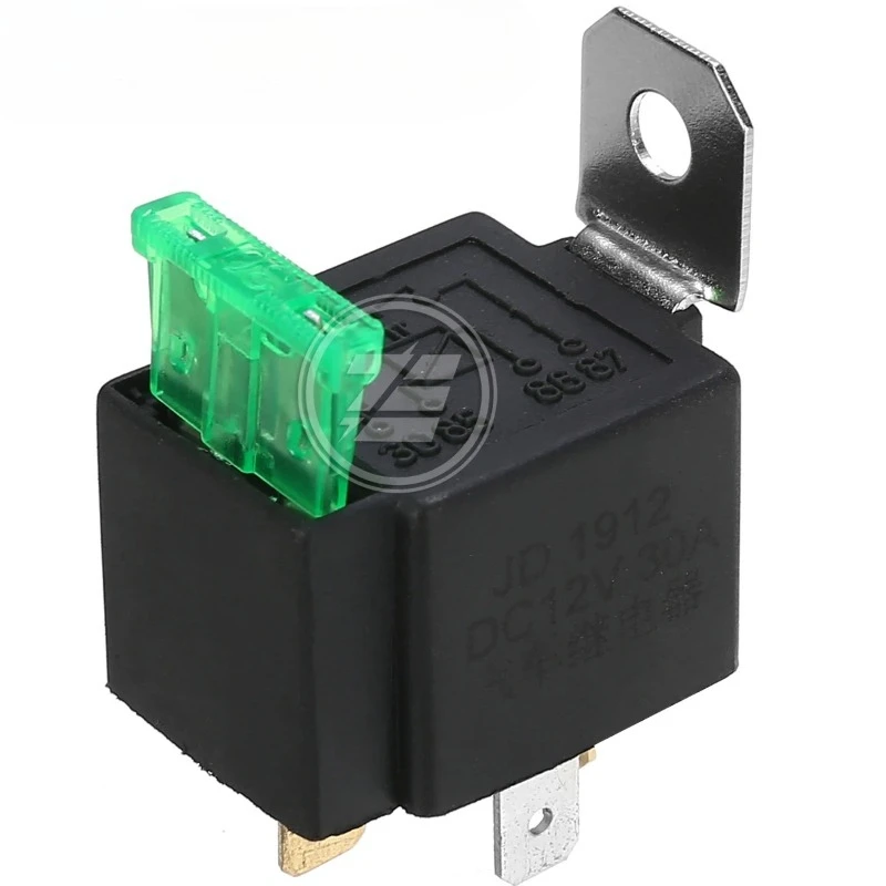 

12V/24V 30A automotive electromagnetic relay RY28 normally open contact 5 pin with fuse universal JD1912