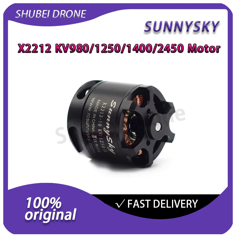 

Original SUNNYSKY X2212 980KV 1250KV 1400KV 2450KV Brushless Outrunner Motor for RC Airplane Fixed-wing Aircraft Drone DIY Kits