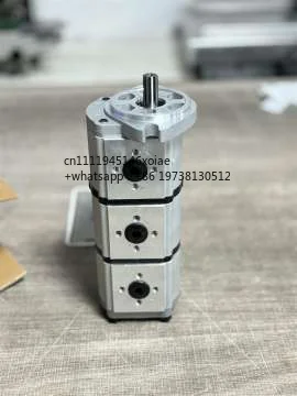 Excavator Charging Pump Gear Pump 3 Combined Pumps hydraulic gear pump