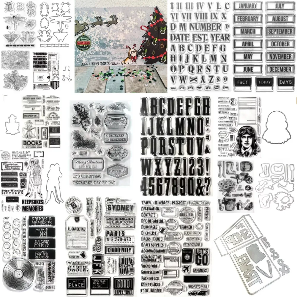 Greetin 2025 NEW Cutting Dies Scrapbook Diary Decoration Stencil Embossing Template DIY