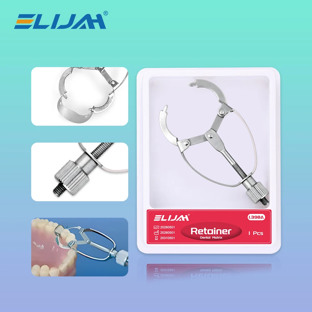 

ELIJAH 1Pcs Dental Matrix Retainer Tofflemire Matrices Bands Clamp Stainless Steel Matrix Bands Clamp Dentistry Tools