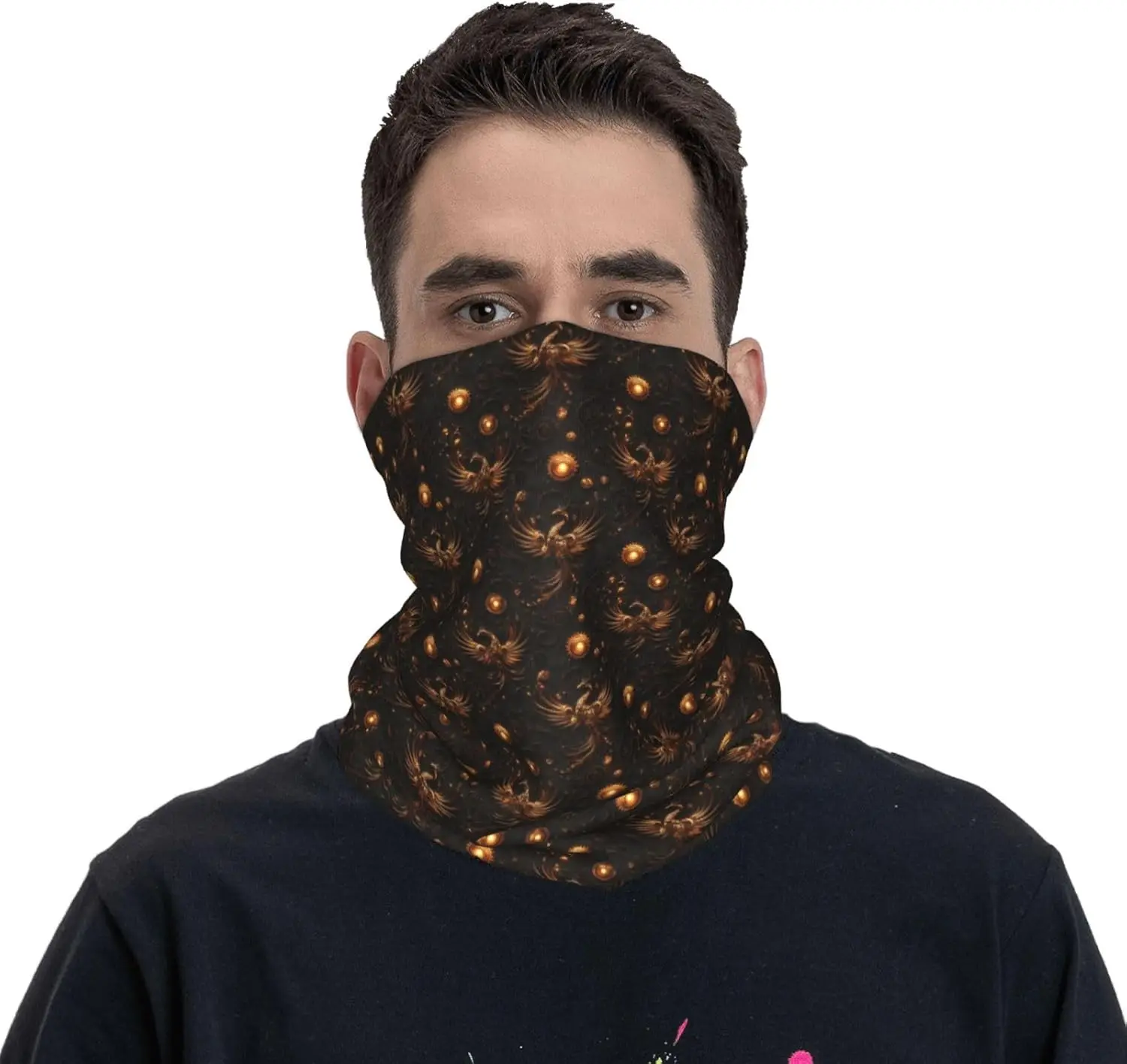 ستيم بانك بيرد طباعة الرقبة الجراميق للرجال النساء الرقبة قناع الوجه وشاح الرأس التفاف بالاكلافا باندانا