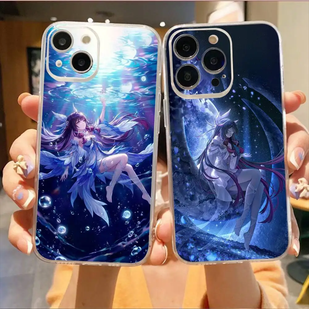 

Genshin l-Impact C-columbina Phone Case For iPhone17,16,15,14,13,12,11 Plus,Pro Max Soft Transparent Cover