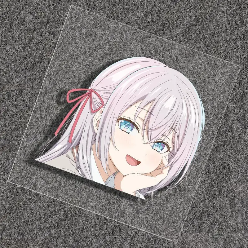Alya Russian Anime Car Decal Sticker Waterproof for Motorcycle Electric Vehicle Window