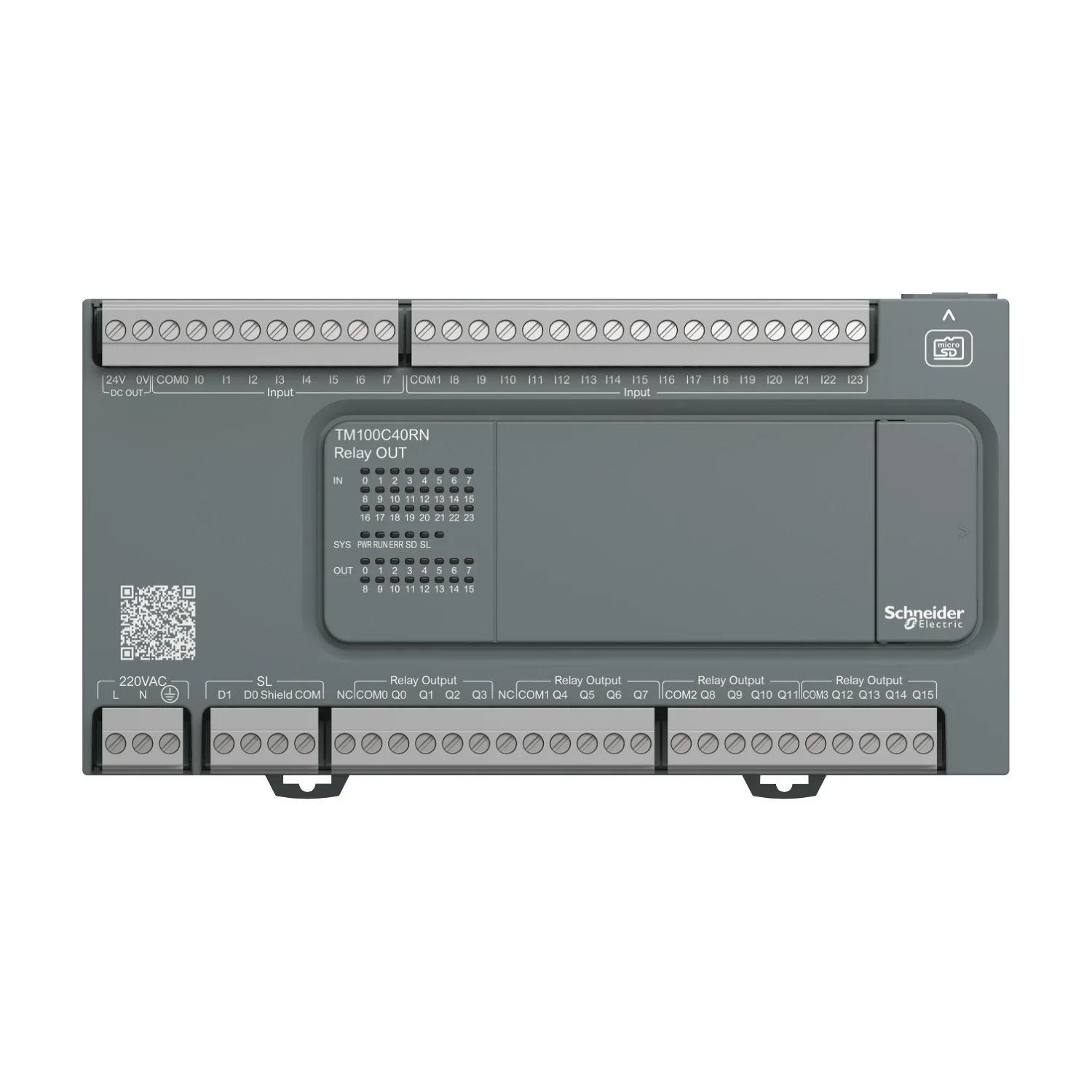 Morsettiera collegabile TM200C24T M200 24 V 24 punti IO Controller programmabile con ingresso a 14 punti