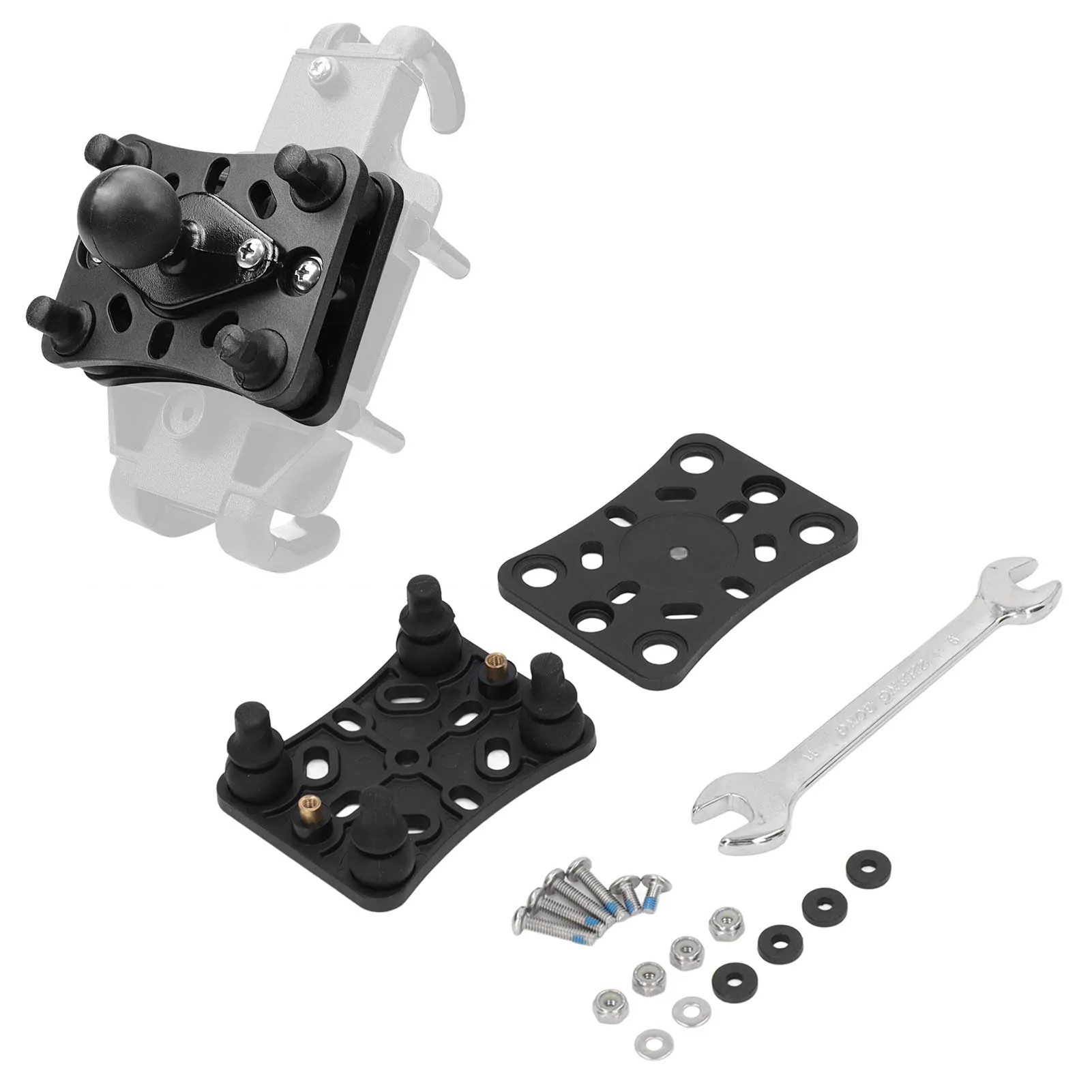 

Мотоциклетный держатель для мобильного телефона, амортизатор, кронштейн для телефона, буфер, черный для ATV UTV, держатель для мобильного телефона, аксессуары