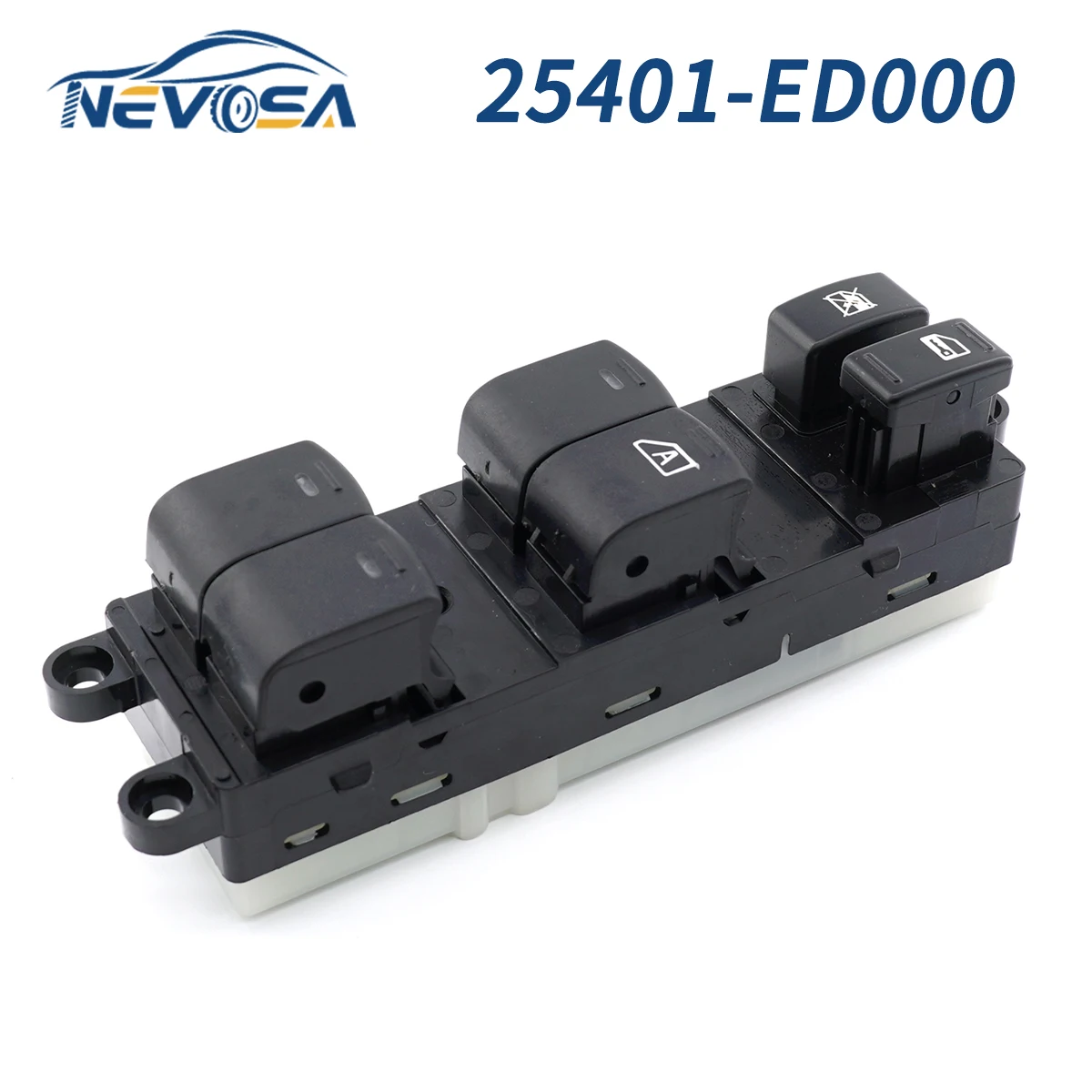 NEVOSA 25401-ED000 For Nissan Tiida 2006-2010 25401ED000 Right Side Electric Power Window Lifter Master Control Switch Button