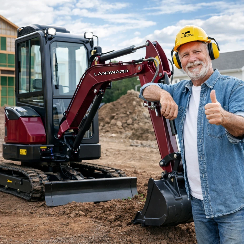 Factory Direct Sales 2.5 Ton Mini Hydraulic Excavator High Quality Digging Machine 3.5 Ton Small Crawler Digger Euro 5 Customize