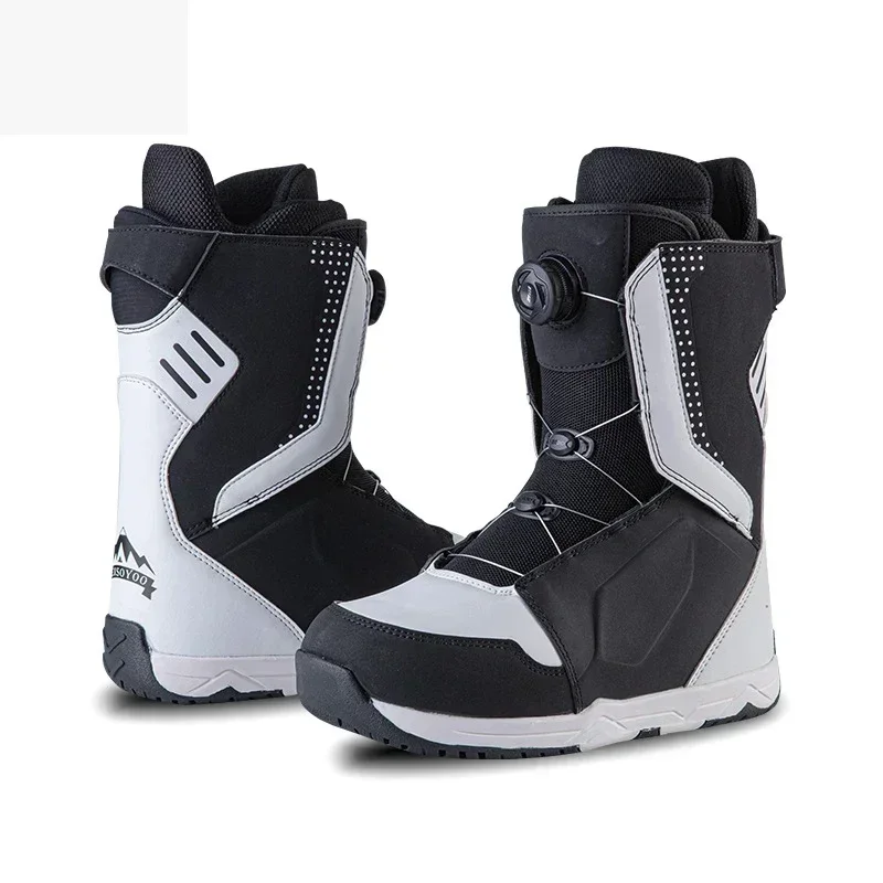 Ski schuhe schnell tragen Frauen Snowboard Stiefel wasserdicht warm im Freien Skifahren Winter Sneaker Berg weibliche rutsch feste Schneeschuhe