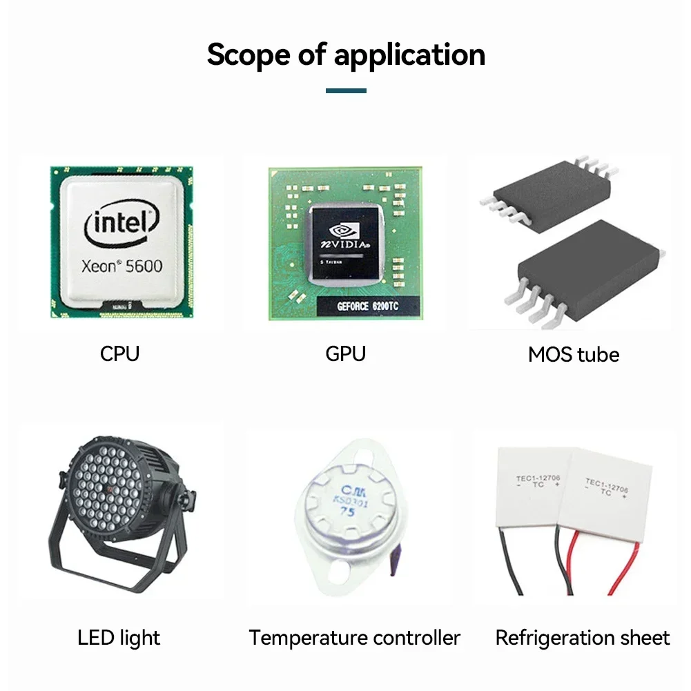 GD900 Thermal Conductive Grease Paste Silicone Heatsink High Performance Compound Grease for CPU CN30/BR7 3/5/7/15/30g 4.8W/M-K