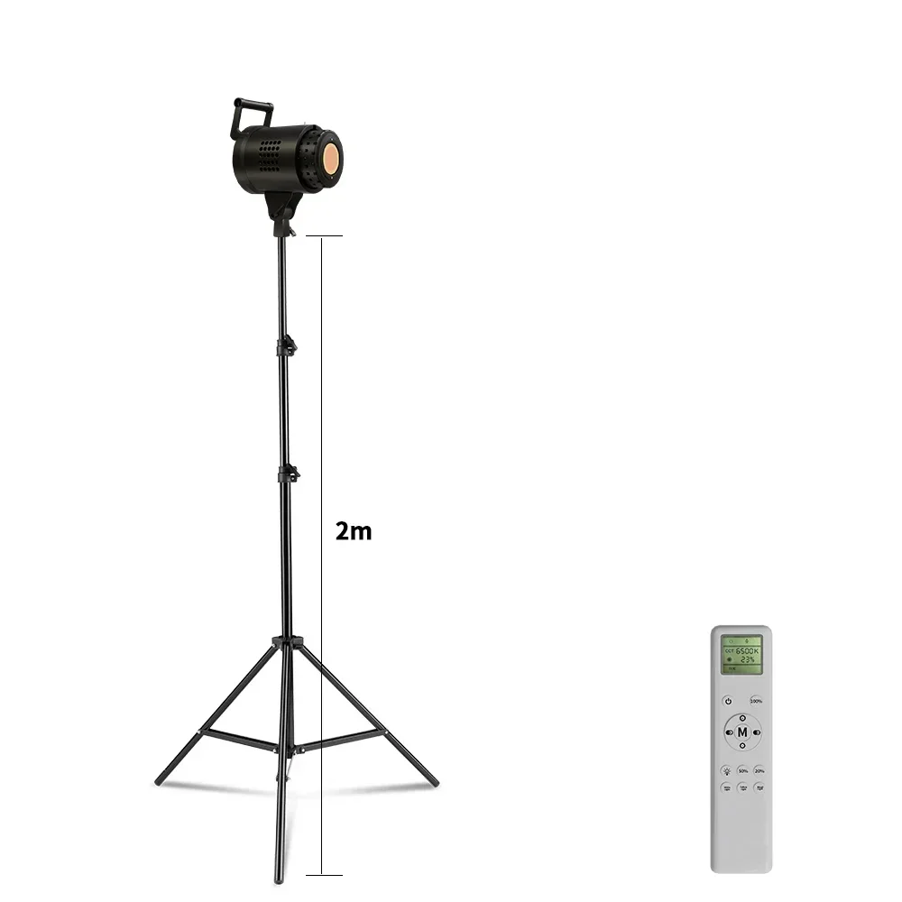 SH 135W Photography COB Video Light Daylight-Balanced Sun Lamp for Portrait Flash Studio Accessories Youtube Live