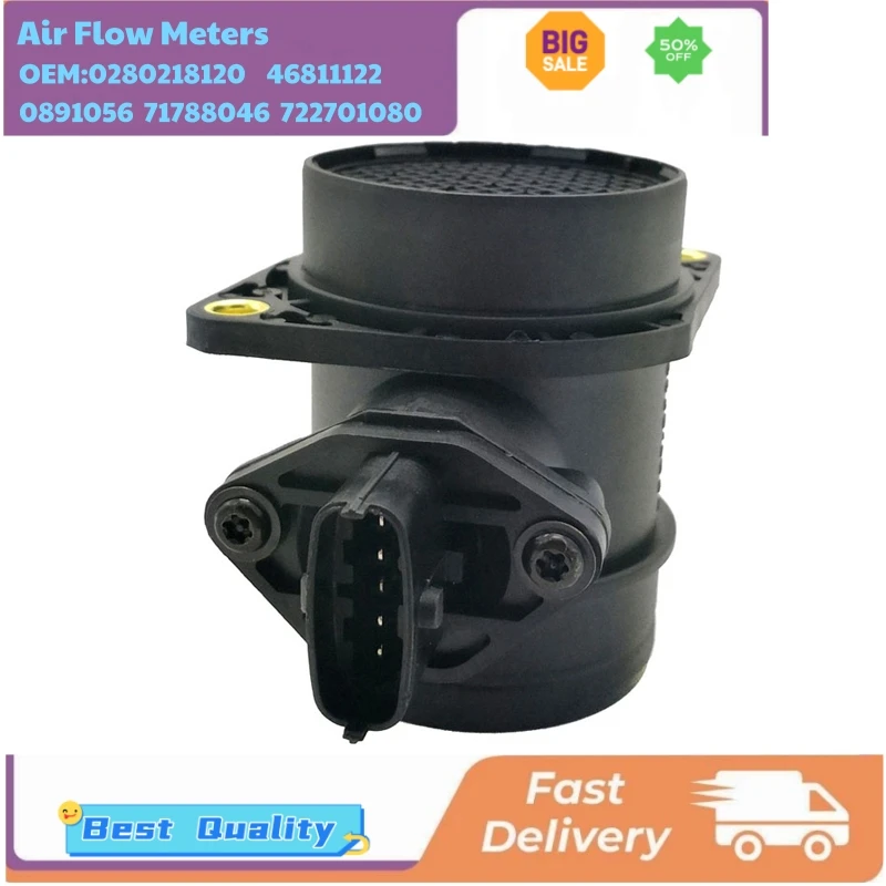 

Air Flow Meters 0280218120 46811122 0891056 71788046 722701080 for Alfa Romeo 147 GT Fiat Multipla Stilo 1.9 2.0