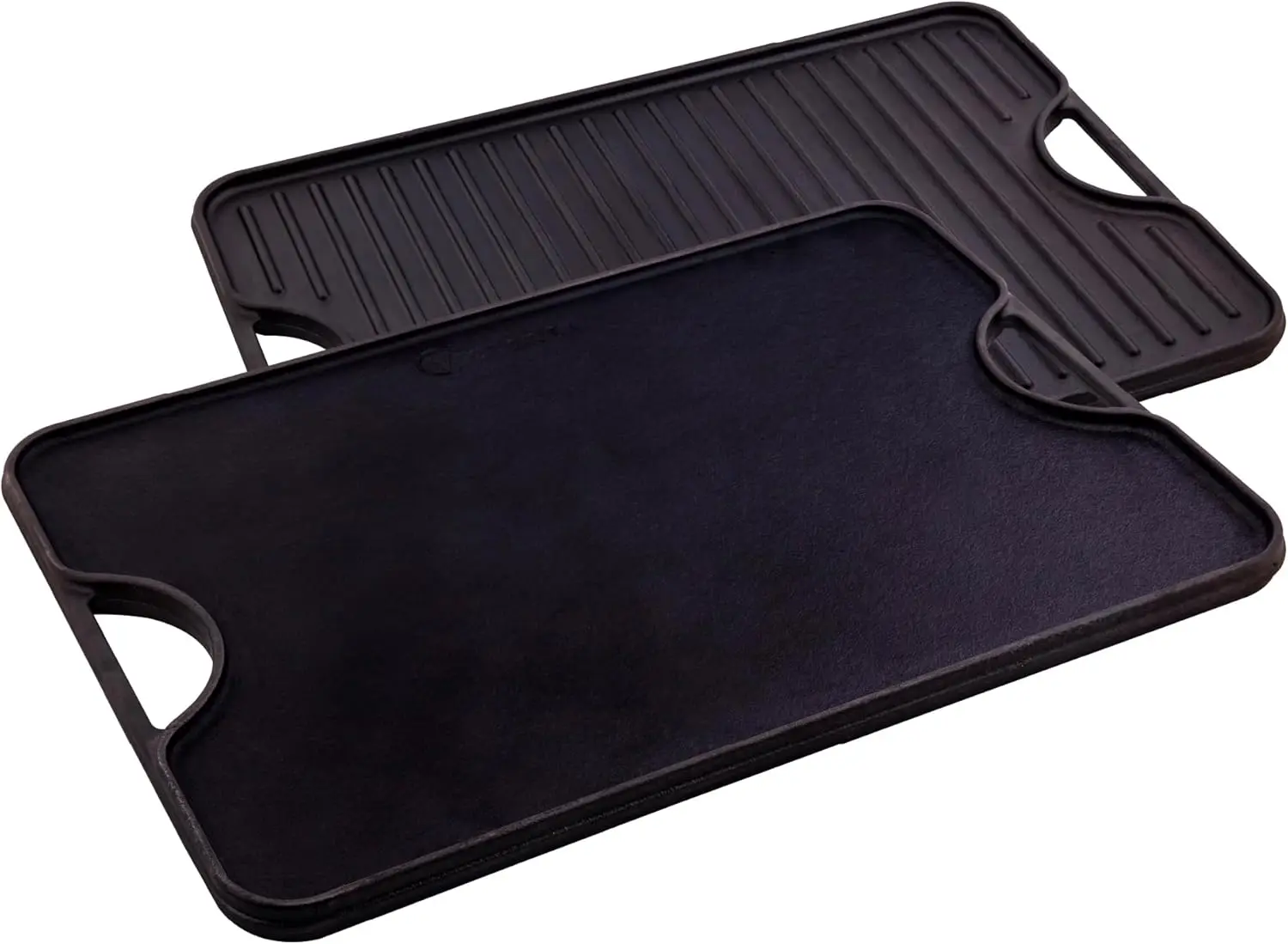 

20x14 Inch Reversible Cast Iron Griddle, Preseasoned for Easy Cooking on Stove or Grill