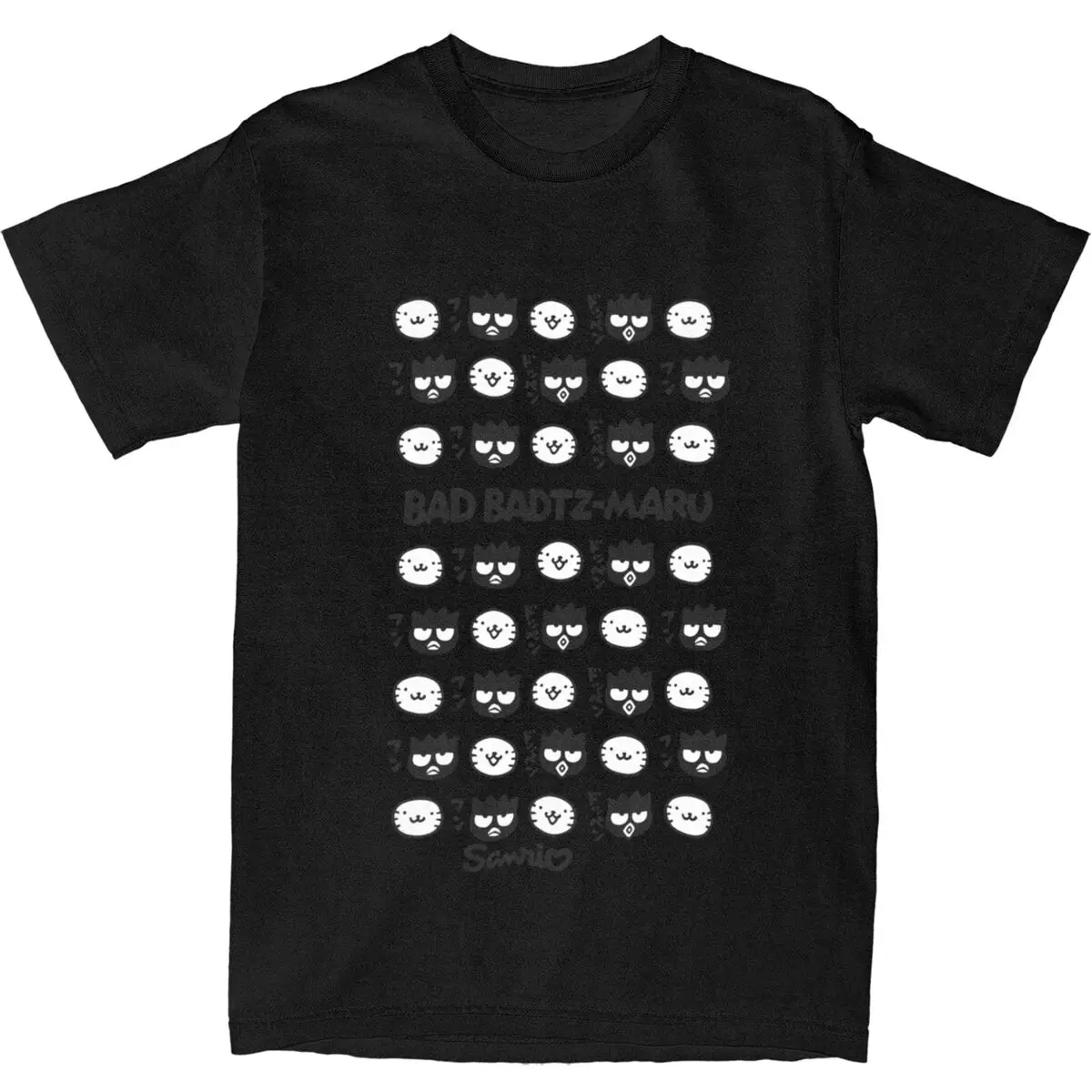 

Bad Badtz Maru T-Shirt Adult Y2K Retro Cotton T Shirts Beach Round Neck Popular Tees Casual Plus Size Clothing