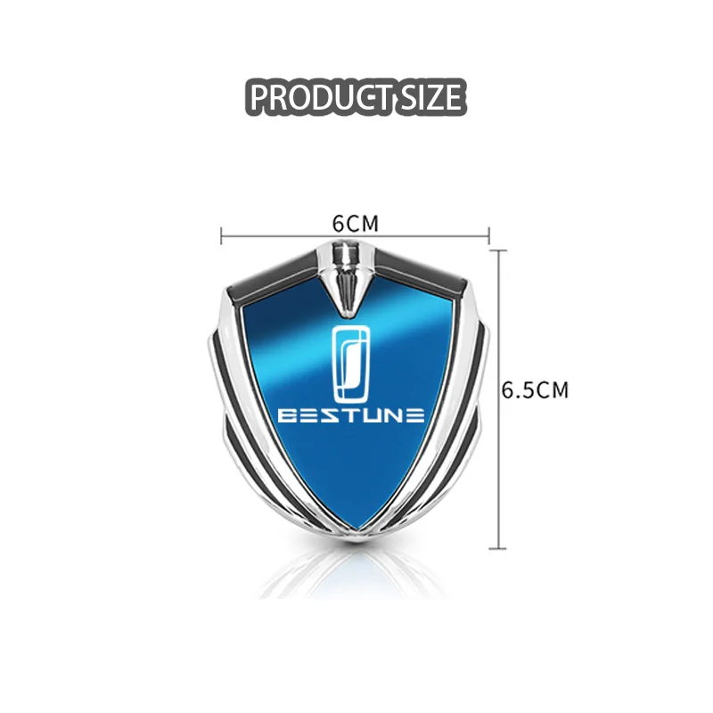 For Bestune T77 Pro B70s T99 T55 B70 E05 T90 Nat Pro Key Accessories Car Body 3d Metal Shield Decorative Styling Sticker Emblem