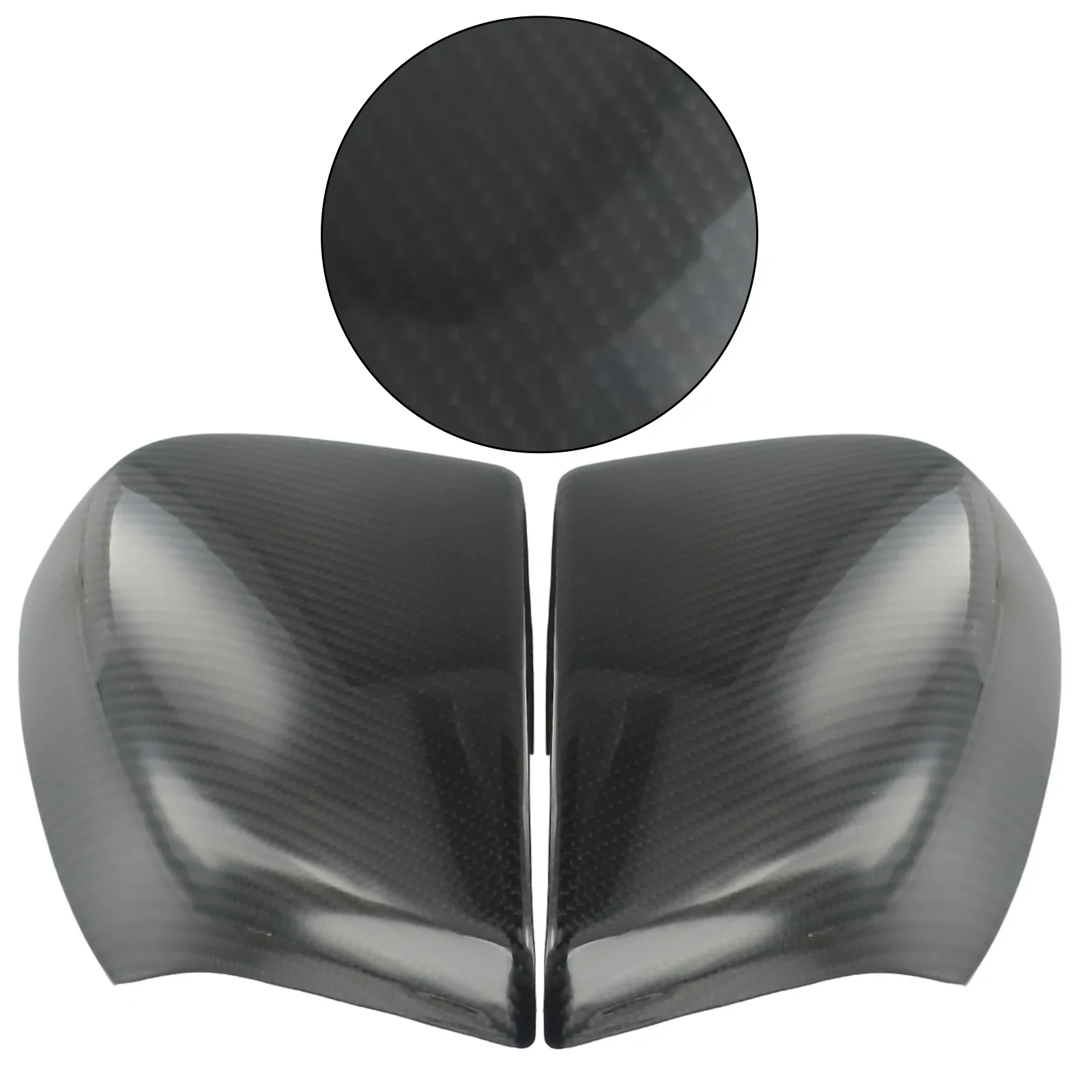 

Car Mirror Cover Carbon Fiber Rear View Mirror Waterproof Anti-rust Black Car Decoration Car Style Covers None