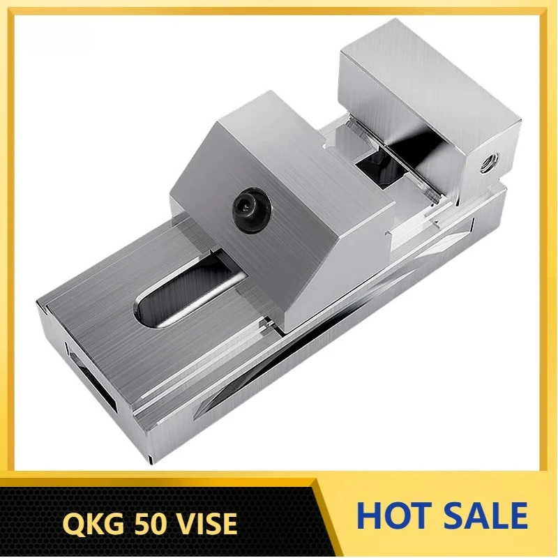 CNC 2 Inch Vise QKG 50 Vice Tool Steel Vise Bench Clamp for Milling Bench Drill Press Stand Lathe Mini Tools Surface Grinder