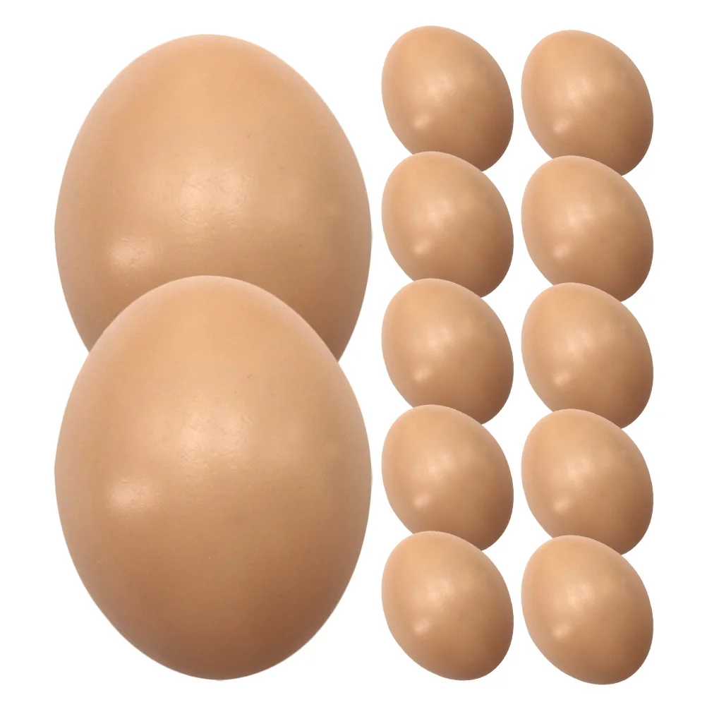 

12Pcs Fake Eggs for DIY Easter Blank Plastic Eggs Paintable Craft Supplies Easter Party Decorations Plastic Fake Egg