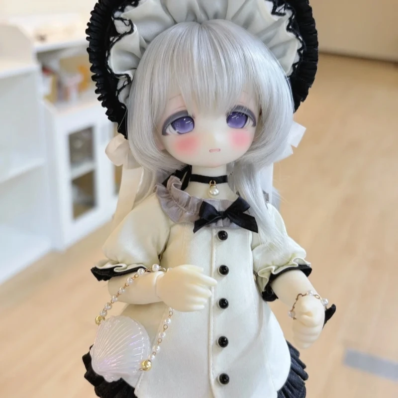 Tinyfox Offizielle Wueste Nurse Miss Oyster Bjd bewegliche Gelenkpuppe 1/6 echte 2D-Puppe zum Sammeln, komplettes Set, Geburtstagsgeschenk für Mädchen