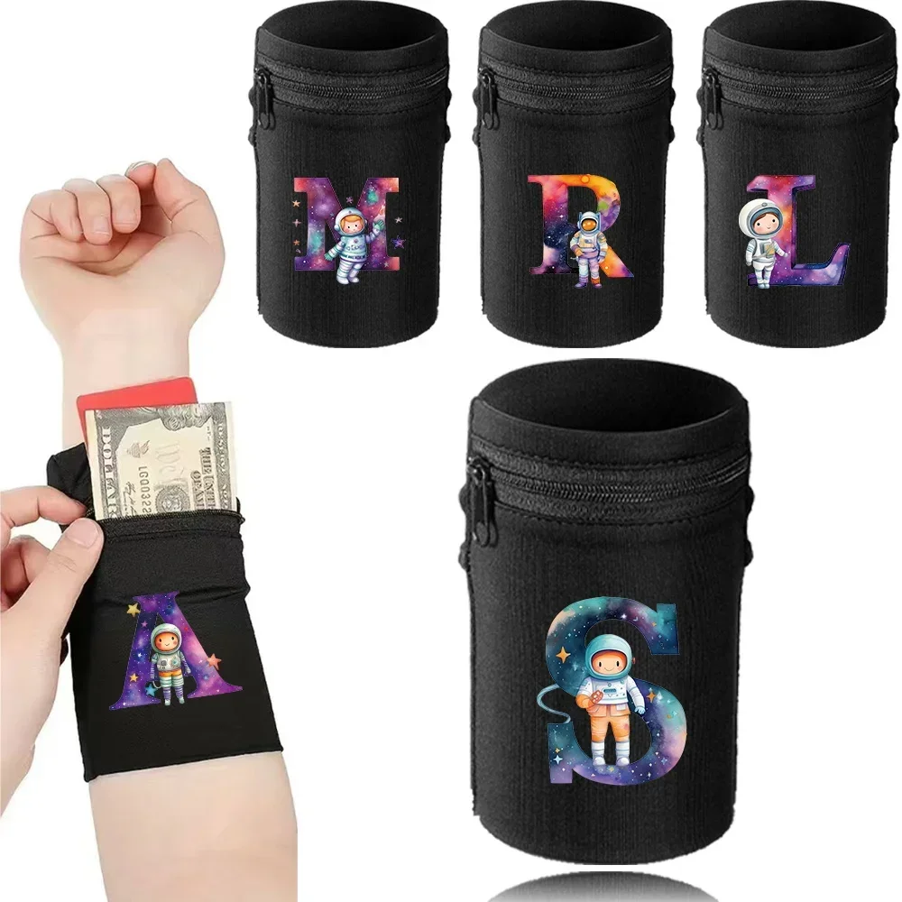 

Sports Wristband Bags Wrist Protector Running Sport Safety Black Series Support Brace Wrap Wristband Astronaut Style Wrist Bag