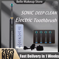 Electric Toothbrush Rotary Rechargeable Electric Toothbrush for Adult Teeth Whitening Rotating Electric Toothbrush