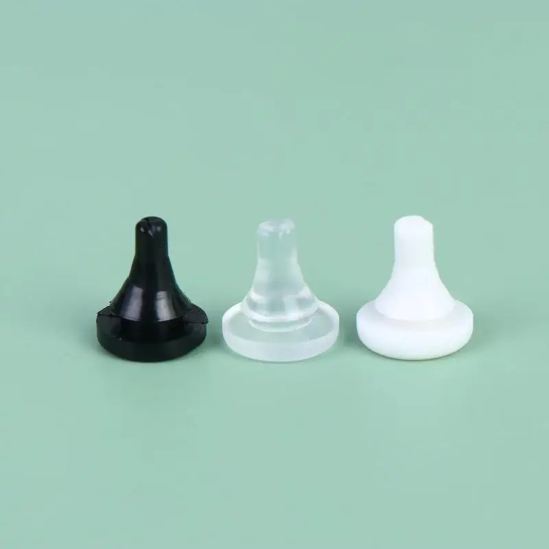 10Pcs Elevator Hall Door Anti-collision Nails Beans/Rubber Pads/Shock Absorption Beans Opening 7MM Thick 2.5MM
