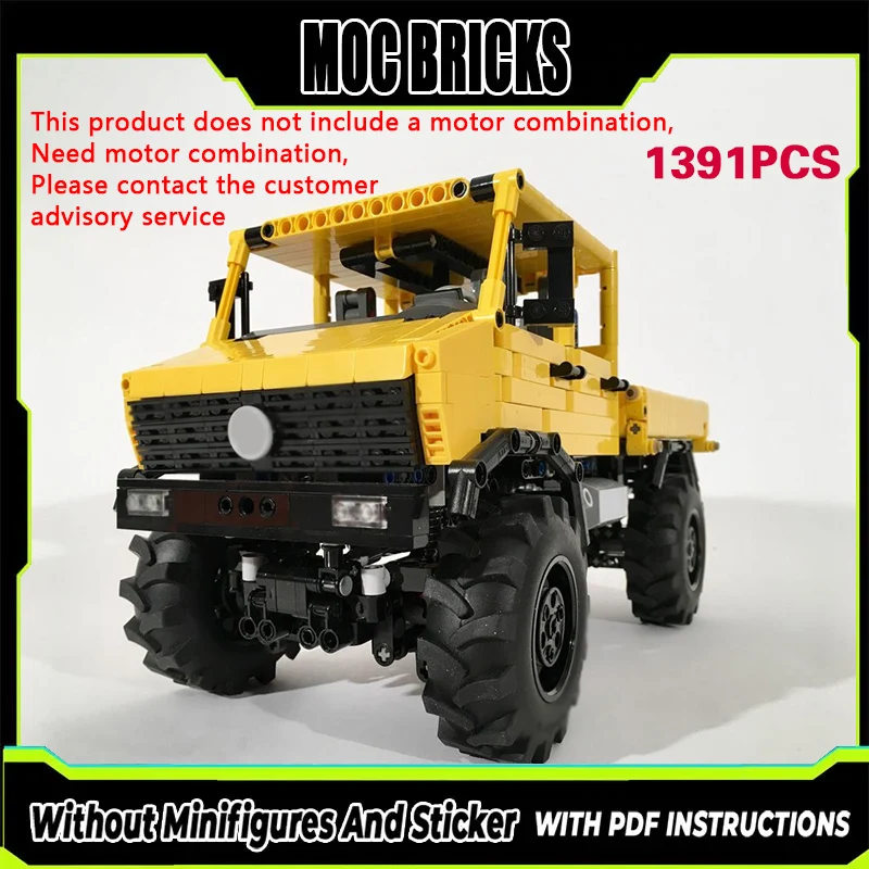 

Speed Racing Car Model MOC Building Bricks Unimog U437 Doka Modular Technology Gifts Holiday Assemble Children Toys Suit