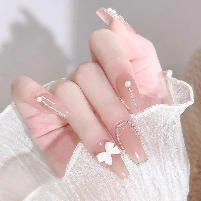 Micro Bead Chain Nail Art Decoration, Silver Gold 50cm Ball Chain for Stylish Manicures, Odorless Nail Accessory, for Hand Feet