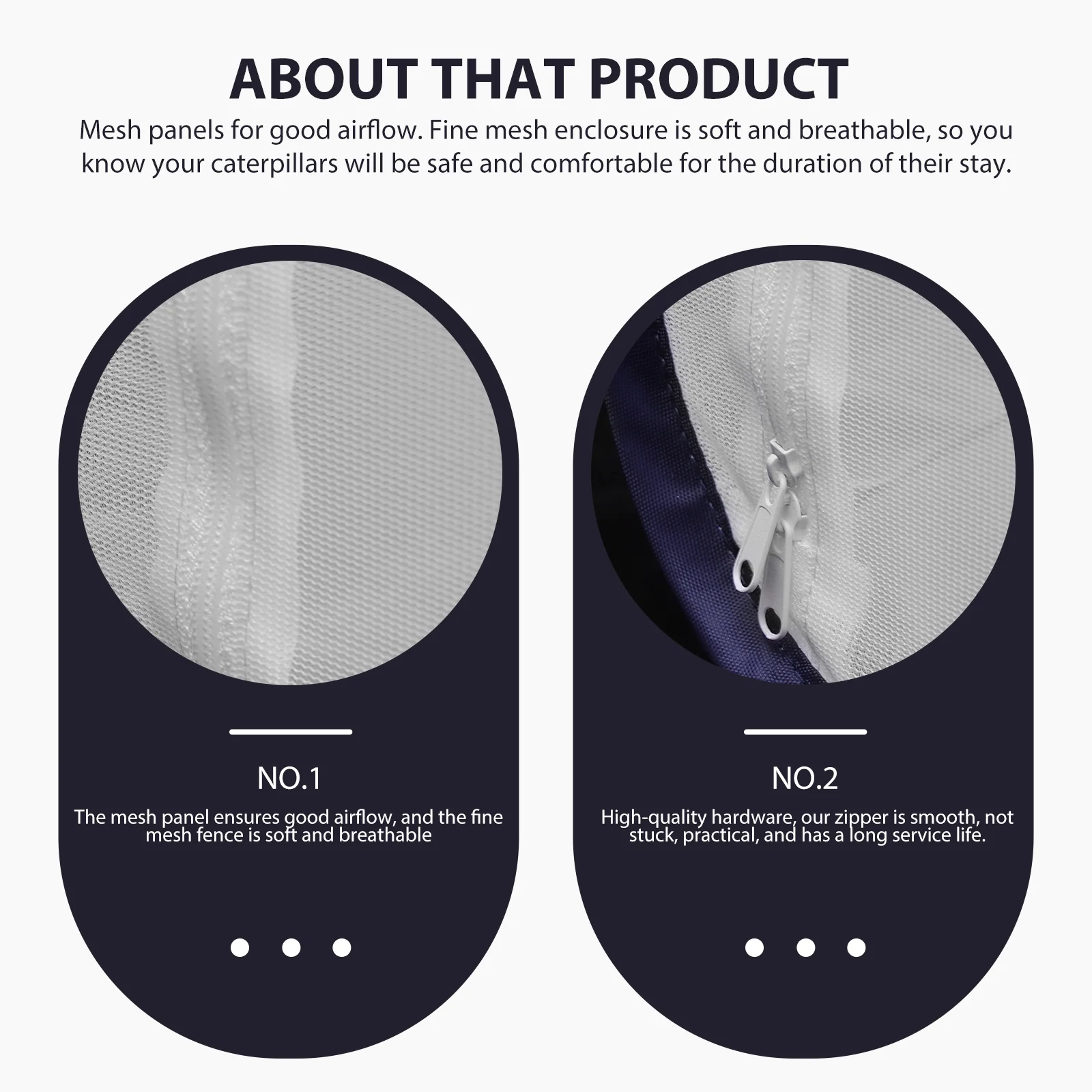 

Foldable Mesh Butterfly Habitat Cage Insect Enclosure Mesh House Monarch Caterpillar Protective Cover Portable Insect