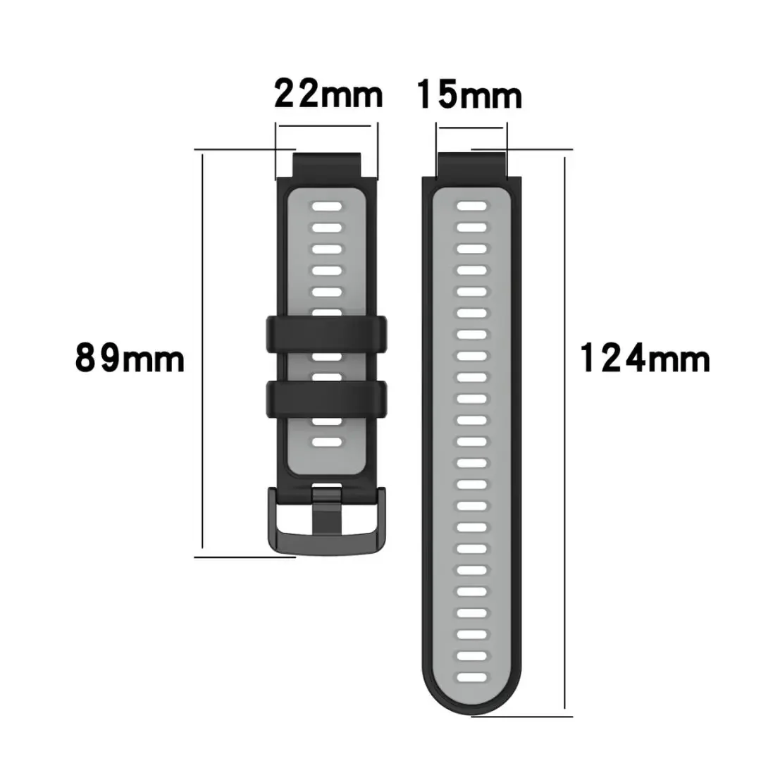 Silicone Smart Watch Band Straps For Garmin Forerunner 735XT 220 230 235 620 630 Replacement Watchband