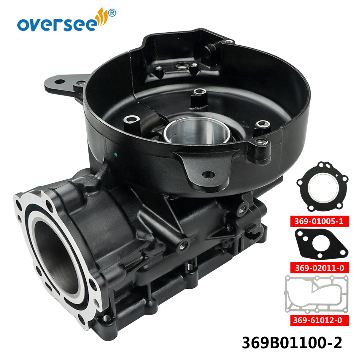 

OVERSEE Cylinder Crankcase Case 369B01100 2 1 For Tohatsu Nissan M N 5HP 4HP 2T Outboard Engine