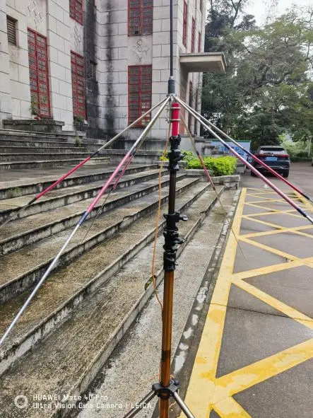 Antena GPS HF Kratka Balkon Przenośna PAC12HAMF Barron Stojąca V Yagi AM — zdjęcie produktu 4