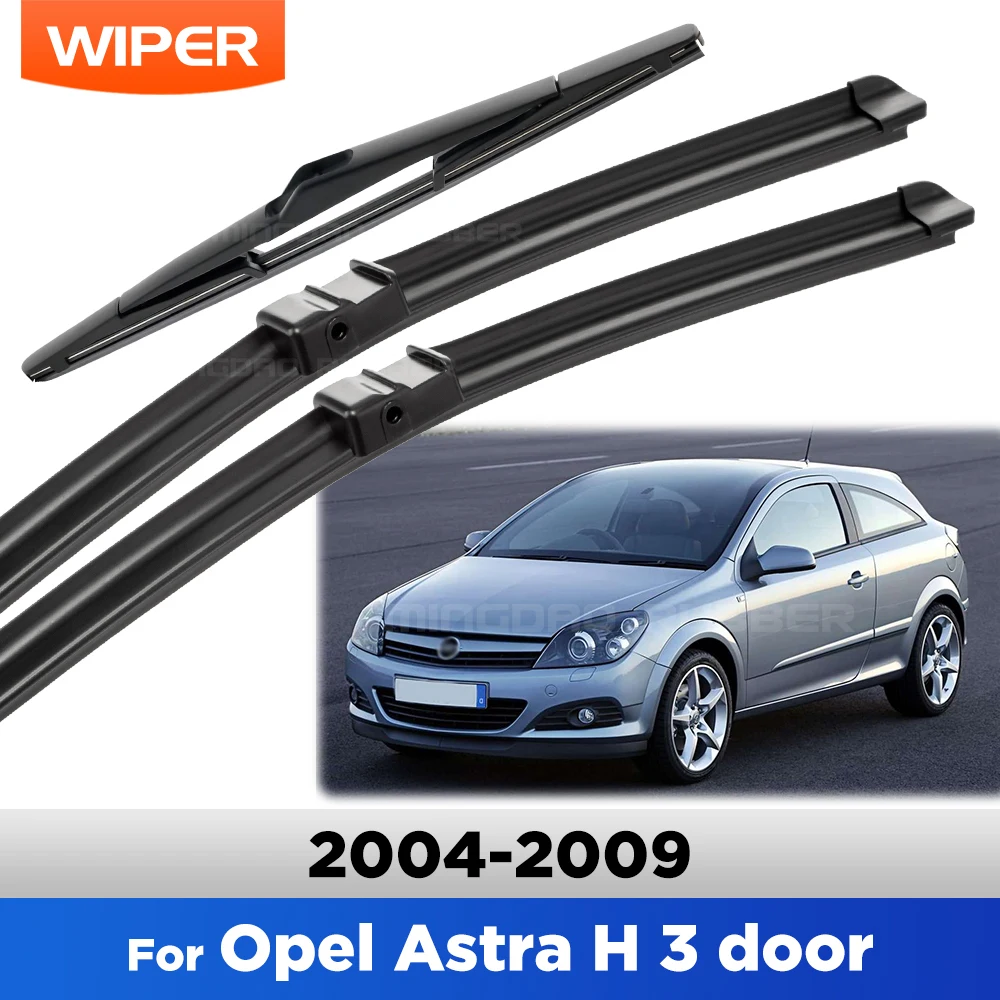 

For Opel Astra H G TC 3 door 2004-2009 2005 2006 Wiper Front & Rear Wiper Blades Windshield Windscreen Window Brushes 22"18"9"