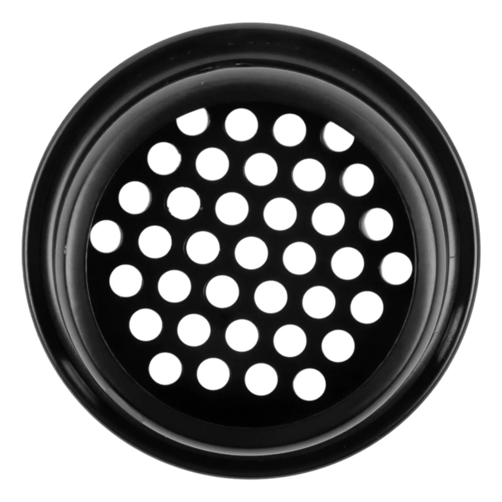 Decorative Cabinets Air Vent Holes Holes Concert Halls Shoe Cabinets Soffit Mesh Vents Stainless Steel. 10Pcs Bathrooms Black.